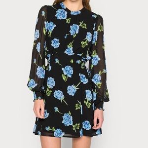 NWT Free People Samantha Lace Up Mini Dress